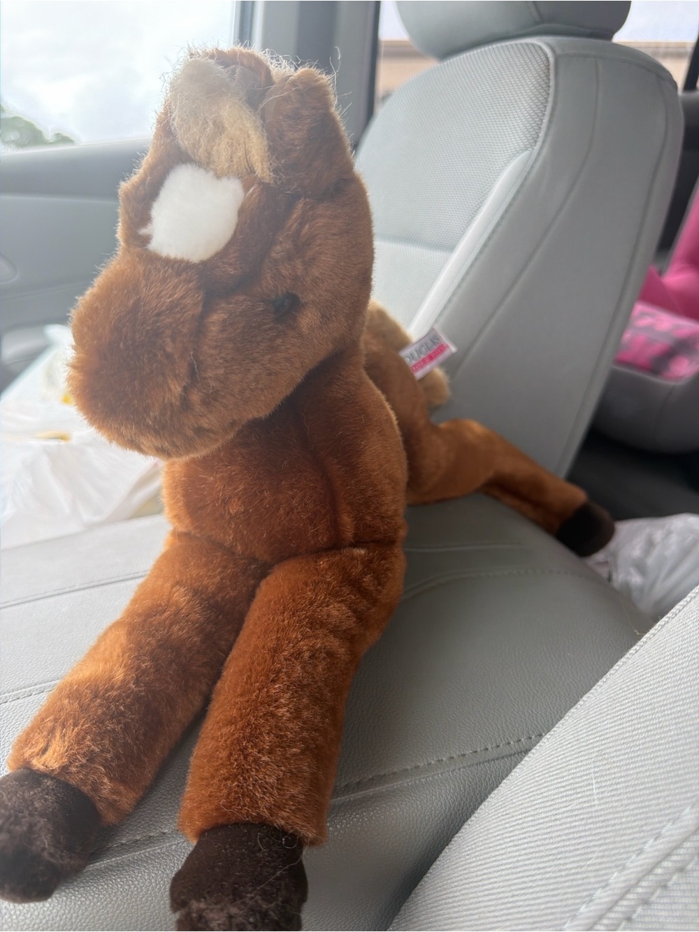 Plush Brown Horse Stuffed Animal - Cozy Kids Toy